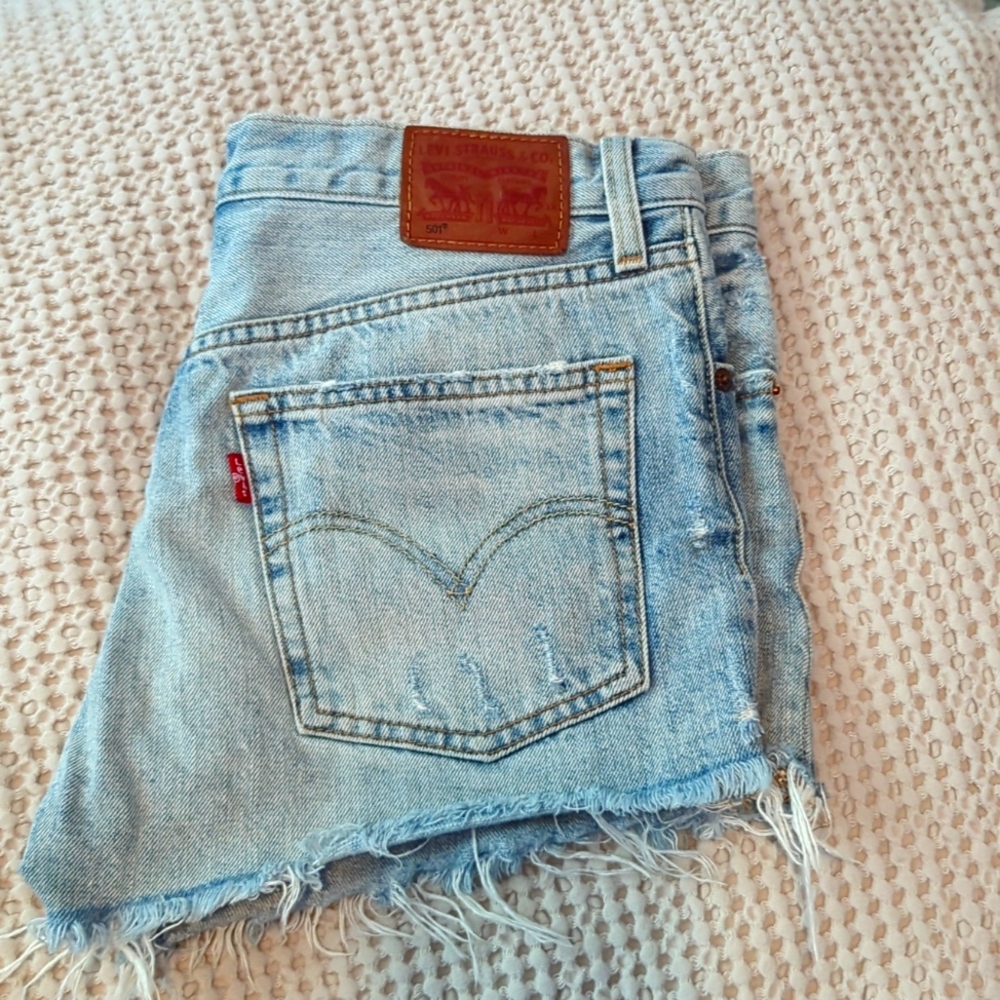 Levi Denim Cut Off Shorts